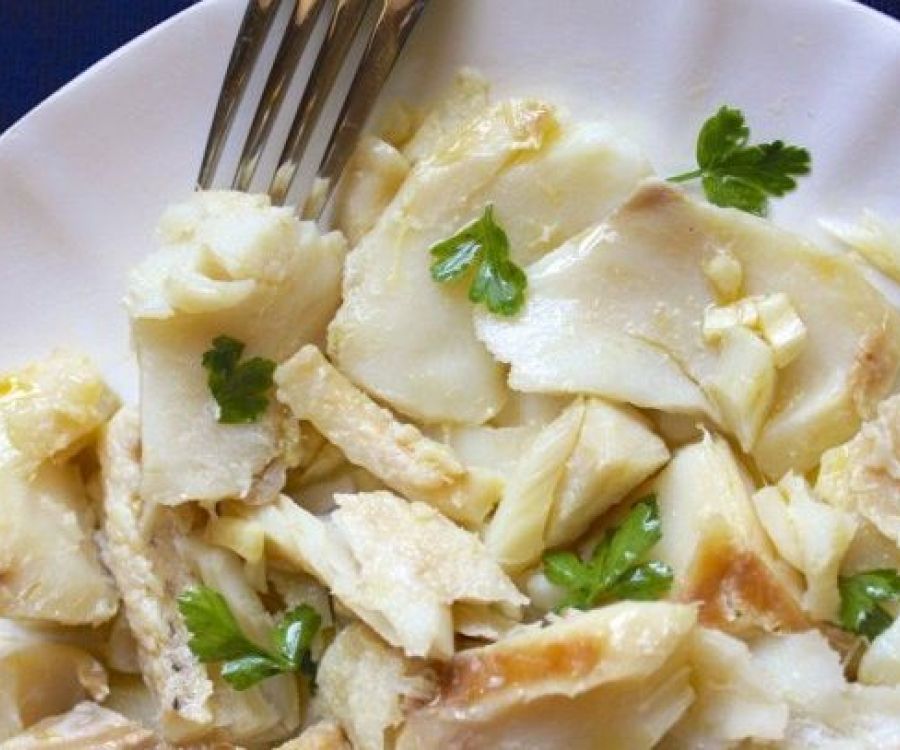 Insalata di baccalà lesso e condito